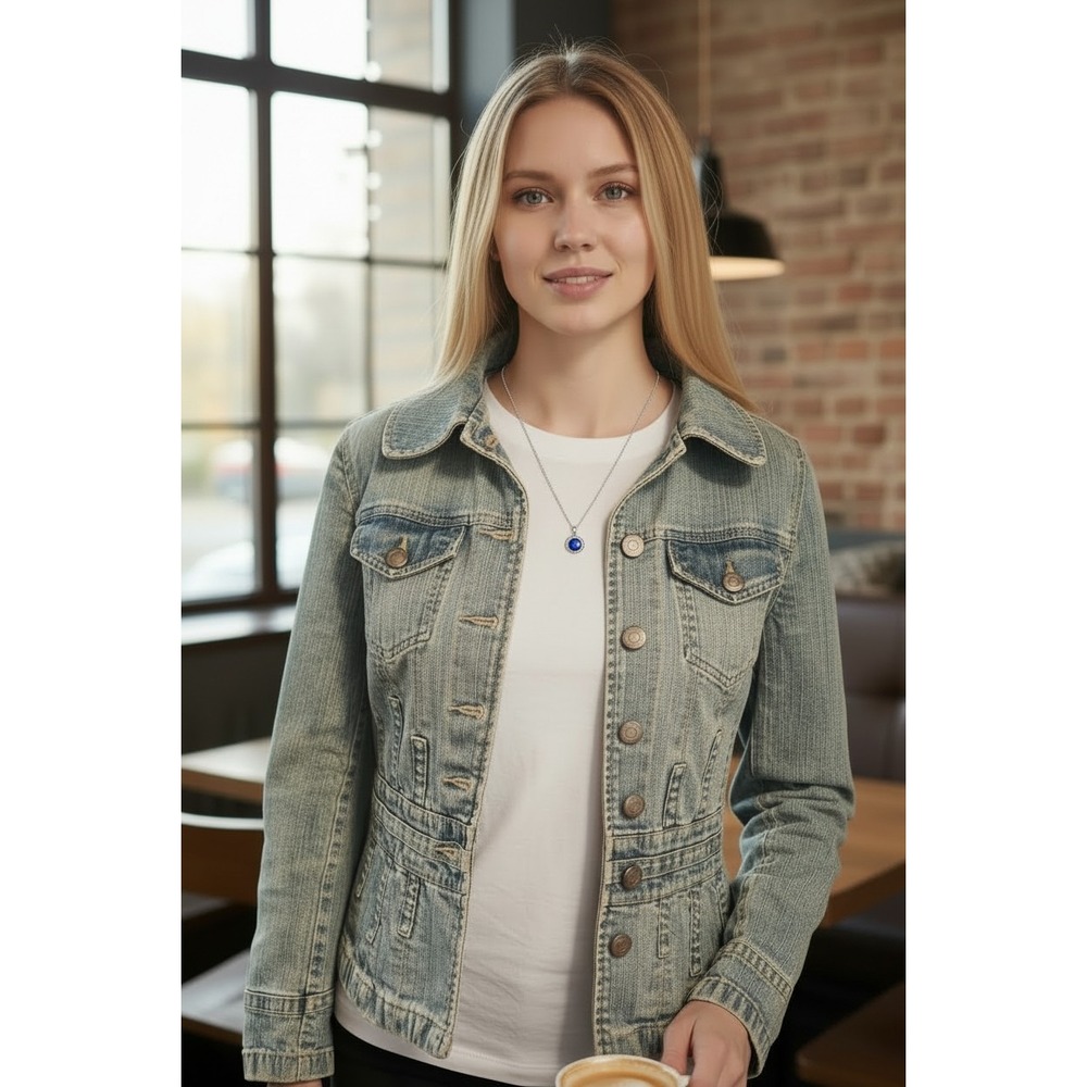 LOFT Ann‎ Taylor Denim Jacket Sz 4